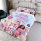 thumbnail image 3 of Barbie Conjunto de sábanas temático, trío de piezas, cómodo y amigable con la piel, diseño único, regalo de decoración para el hogar para familiares, amigos y fans,173X218cm, 3 of 6