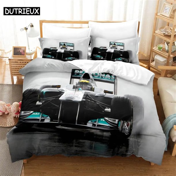 Car Racing Car Bedding Set Duvet Cover Set Bedding Digital Printing Bed Linen Bedding Set Fashion Design