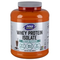 Proteína En Polvo Now Whey Isolate 2,27 Kg Sabor Chocolate