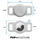 thumbnail image 3 of Collar para perro Pup Culture Pequeño Gris con soporte para AirTag, 3 of 6