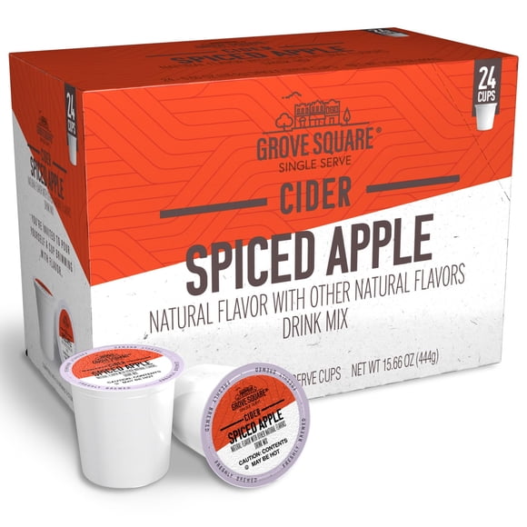 Paquete variado cuadrado de Cider Pods Grove, de una sola porción, 24 unidades