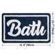 thumbnail image 1 of 1pc Absorbent Non-Slip Bathroom Mat - Soft Plush Rug for Home and Bathroom - Machine Washable and Thickened Door Carpet - Perfect for Home Decor and Comfort, 1 of 5