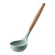 thumbnail image 2 of Juego de Utensilios de Cocina Antiadherentes de Silicona con Mango de Madera, Cucharón para Sopa, 2 of 3