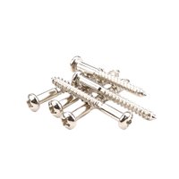 Magideal - 6 Piezas De Tornillos De Puente De Trémolo, Piezas De Repuesto De Metal, Fácil Instalación, Reemplazo Retro, Uso De Hardware De Montaje Para Guitarra