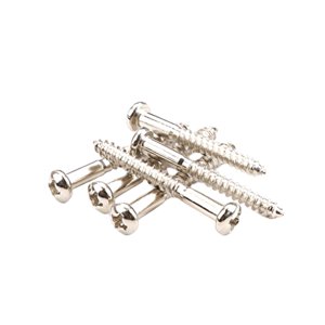 Magideal - 6 Piezas De Tornillos De Puente De Trémolo, Piezas De Repuesto De Metal, Fácil Instalación, Reemplazo Retro, Uso De Hardware De Montaje Para Guitarra