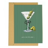 Tarjeta De Cumpleaños Tiangqiwoole Just A Tini Bit Older Martini