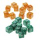 thumbnail image 2 of Dados De Seis Caras D6 De 20 Piezas Para Jugar D&D RPG Party Game Coffee And Green, 2 of 3