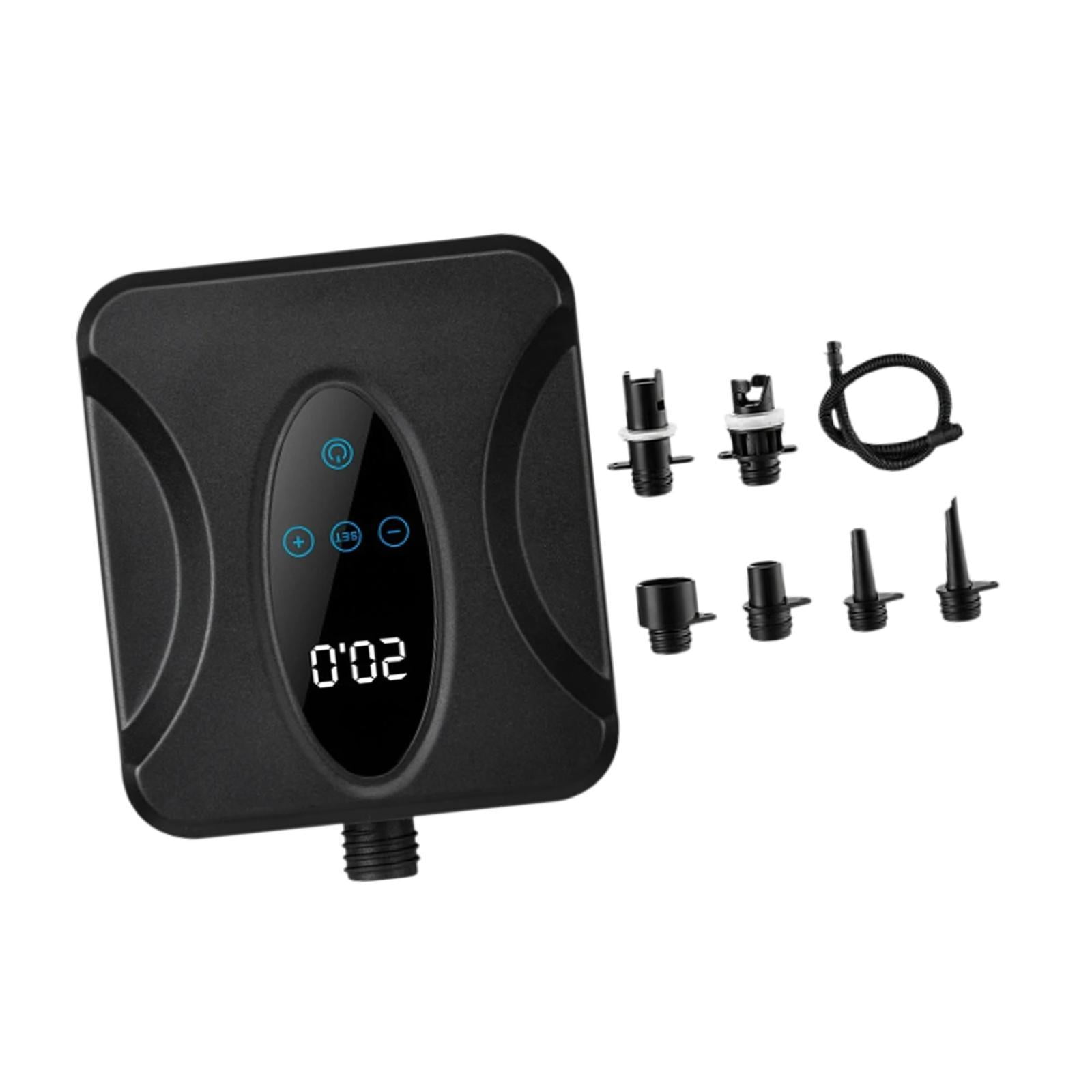 Magideal - Bomba De Aire Eléctrica Para Inflar, Bomba De Aire Portátil Con Manómetro Digital, Bomba De Alta Presión De 12v Para Cojines, Barcos, Balsa De Piscina