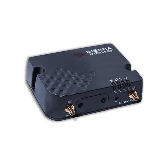 Router AirLink RV55 LTE-A Pro robusto con Wi‑Fi y alimentación CC