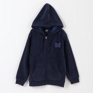 Polar Escolar Con Gorro Niña Minnie Azul Marino Disney