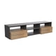 thumbnail image 3 of Rack de TV Flotante Gris Oscuro y Amaretto MTV23219, 3 of 6