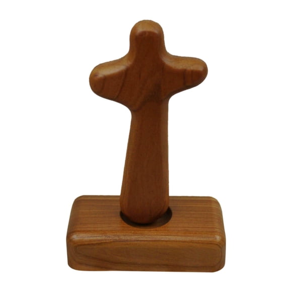 Cruz De Mesa Crucifijo De Madera Decorativa Para Adornos De Gabinete De Capilla