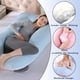 thumbnail image 3 of Almohada para embarazadas, almohada en forma de U desmontable y lavable, cojín grande, almohada de cintura, 3 of 5