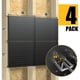 thumbnail image 3 of Spampur Peg Board, paneles metálicos negros, paquete de 4, 3 of 3