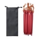 thumbnail image 4 of Estacas De Metal Ligeras Para Tienda De Campaña, 8 Uds., Para Suelo, Para Viaje Al Aire Libre En El Desierto, Color Rojo, 4 of 5