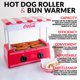 thumbnail image 2 of Hot Dog Roller Nostalgia Coca-Cola tiene capacidad para 8 salchichas rojas y blancas, 2 of 3