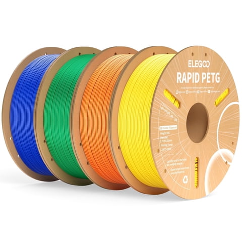 Paquete De Filamento Para Impresora 3D Elegoo Rapid Petg De 1,75 Mm Y 4 Kg
