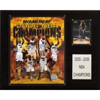 Placa C&I Collectables Nba Heat 2005-06 Nba Champions