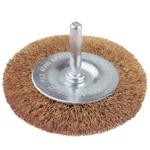 Grata Circular Latón Ondulado 2.2"" (63Mm) - Calibre 0,2Mm - Vástago 1/4'' - Hela