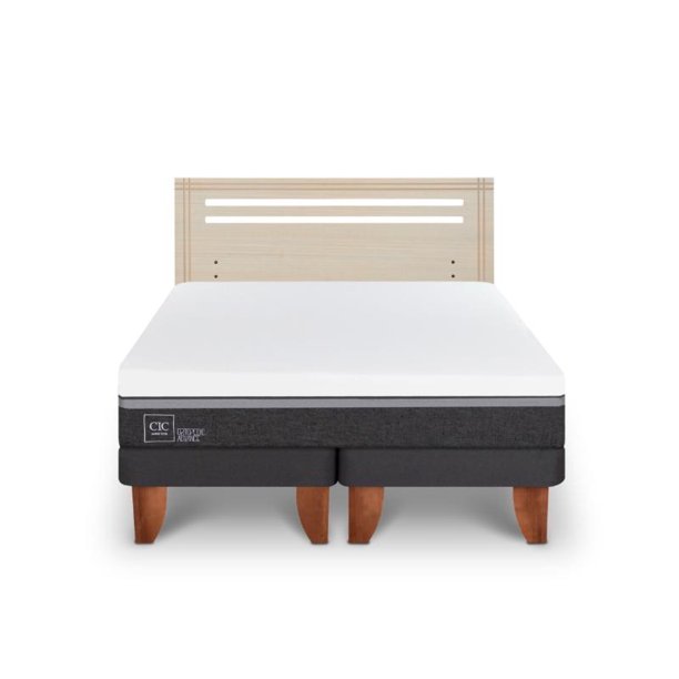 Cama Europea Europea Ortopedic Advance 2P Bd Respaldo Munich 2 Plaza Base Dividida