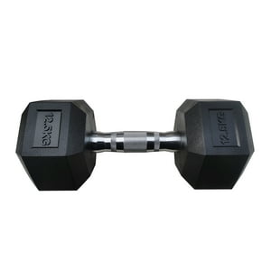 Atletis - Mancuerna Hexagonal 12,5 Kg Negro