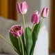 thumbnail image 3 of Tulipanes Rosados en Florero de Virio 40 cm, 3 of 3
