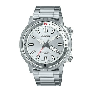 Reloj Casio Mtd-130D-7Avdf Acero Hombre Plateado Plateado