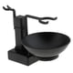 thumbnail image 1 of conjunto de soporte de cepillo de afeitar de aleación para hombre, taza de afeitado, portavasos, estante para tazas, negro, 1 of 5