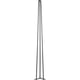 thumbnail image 3 of Patas de mesa VEVOR Hairpin, 34 cm, acero al carbono negro, juego de 4, 3 of 3