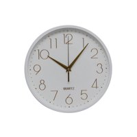 Vgo - Reloj De Pared 30 Cm Blanco 25 X4 Cm