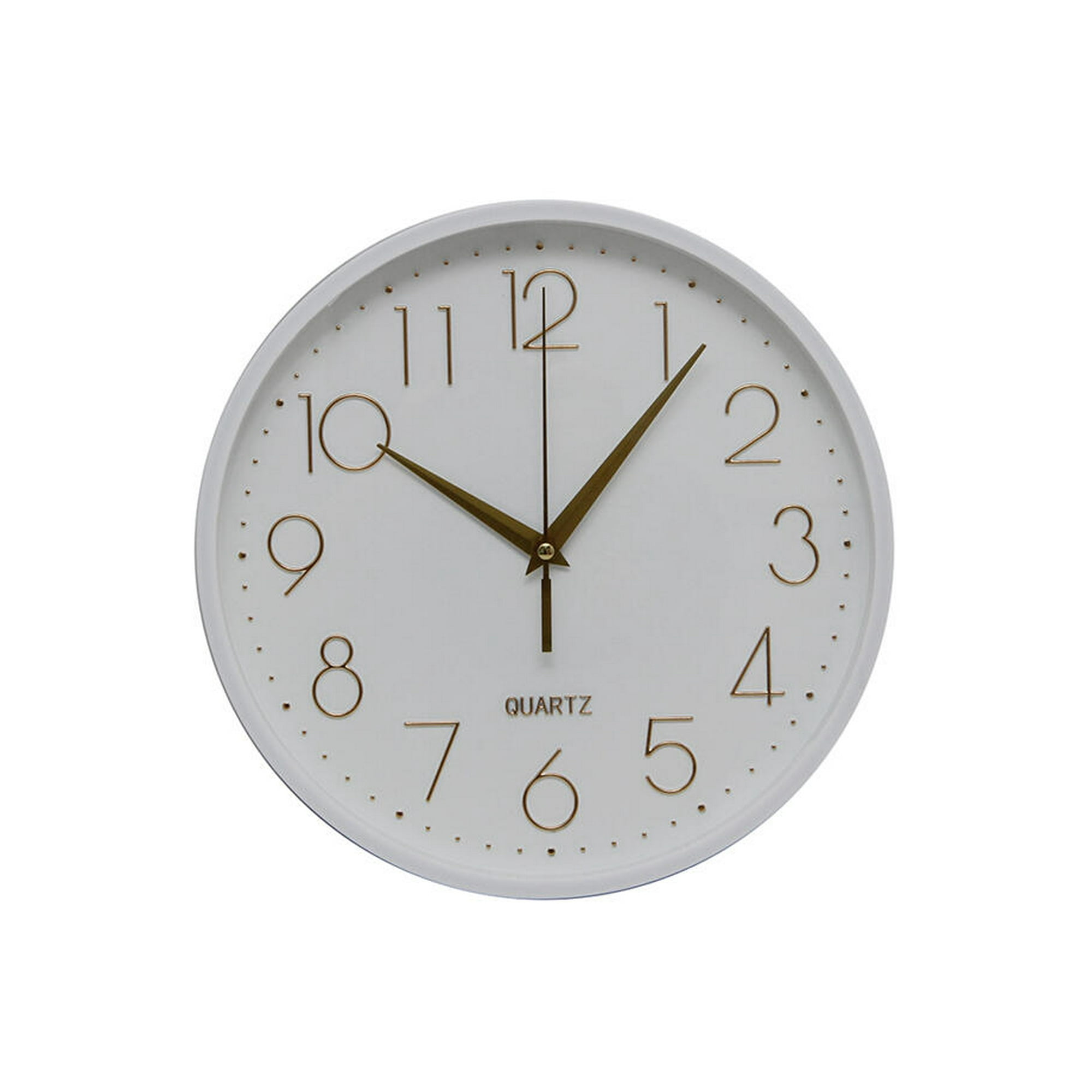 Vgo - Reloj De Pared 30 Cm Blanco 25 X4 Cm