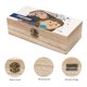 thumbnail image 3 of Efectos Secundarios Comunes Caja Organizadora de Madera Rústica - Caja Decorativa Multifuncional para Escritorio, Hogar, Oficina, Joyas y Manualidades, 3 of 6