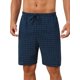 thumbnail image 1 of INSPIRE CHIC Pantalones Cortos de Pijama para Hombre con Cintura de Cordón y Patrón a Cuadros 36 Azul Marino, 1 of 5