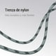 thumbnail image 2 of Cable Carga De Celular Carga Rápida Para Iphone, IOS, Ligthing a USB 1mt cordon, gris Pzoz, 2 of 3