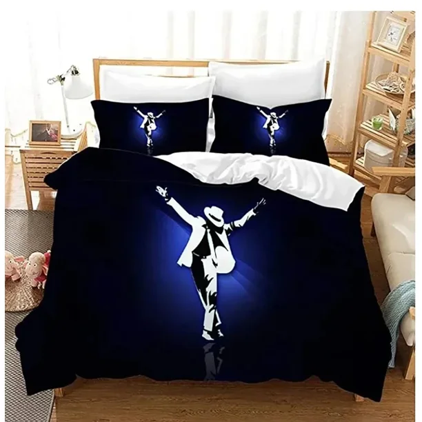 Michael Jackson Bedding Set Boys Girls Size Duvet Cover Pillowcase Bed Kids Adult Fashion Home Textileextile Bed Sheets