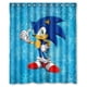 thumbnail image 1 of Cortina de ducha Sonic The Hedgehog, juego de cortinas de baño con ganchos, tamaño 60 x 72 pulgadas, 1 of 3