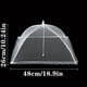 thumbnail image 1 of 1pc Foldable Umbrella-Shaped Food Tent Cover With Lace Design, Collapsible & Portable Anti-Mosquito Mesh Cover For Home, Camping & Restaurants, Protects From Dust, Flies & Mosquitoes, Multi-functional, 1 of 5