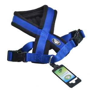 Mascan - Arnés Cruzado Acolchado Talla Xs Azul Perros