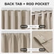 thumbnail image 3 of Cortinas Opacas Térmicas Aislantes Joydeco 214x213cm Beige, 3 of 9