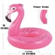 thumbnail image 4 of Flotador inflable para piscina con forma de flamenco HIWENA Flamingo de 41 pulgadas, color rosa, 4 of 8