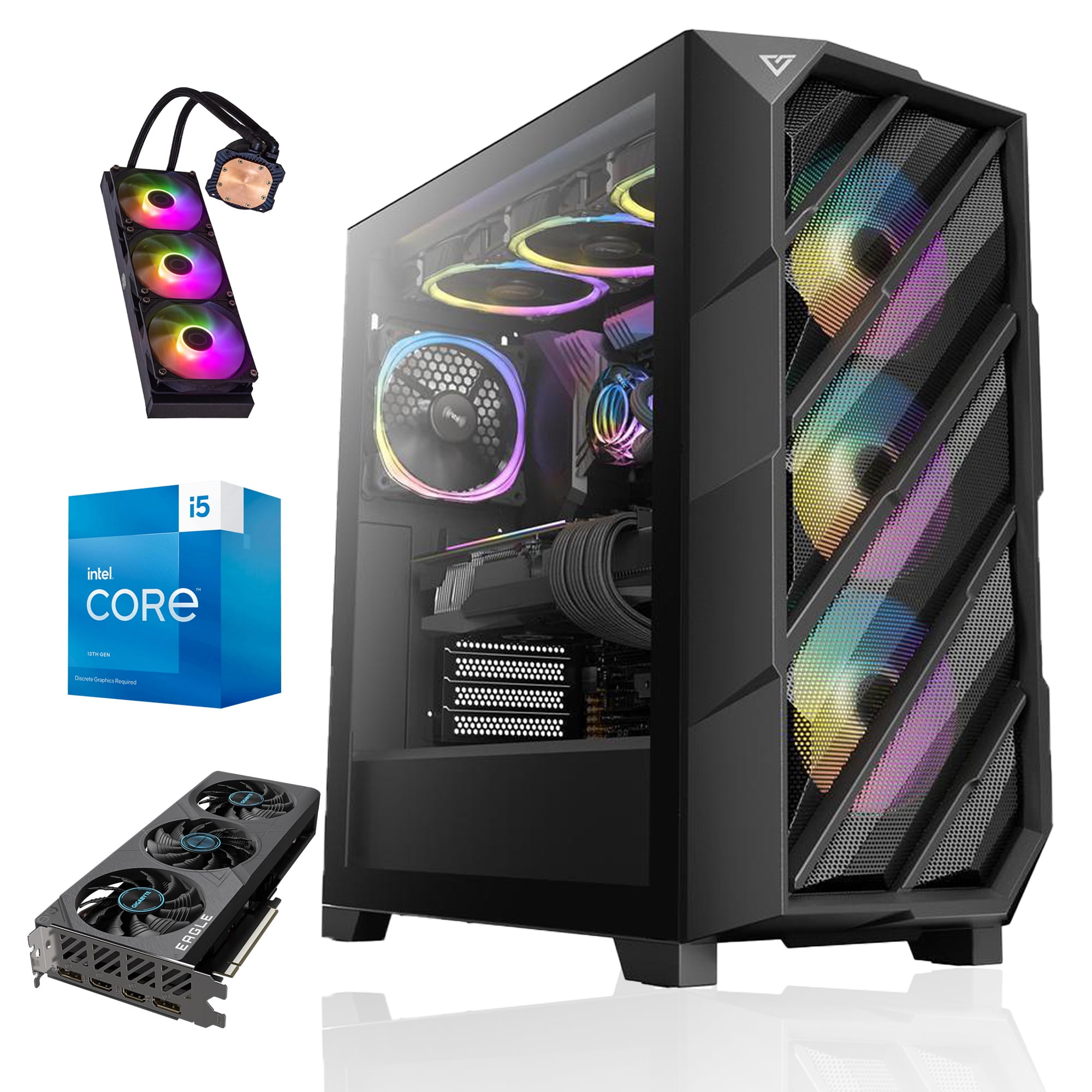 Pc Gamer: Intel Core I5 13400 16Gb Ddr5 1Tb 4060 Wifi+Bt