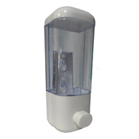 Genérico - Pack 10 Un Dispensador De Jabon Lavaloza Alcohol Gel 500 Ml Blanco