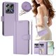 thumbnail image 2 of Funda Tipo Libro para Motorola Signature 5G, Tapa con Imán, Morado Claro, 2 of 6