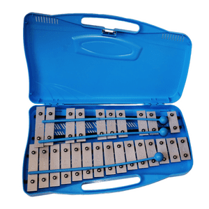 Allegro - Metalófono Cromático 25 Tonos Azul All25W + Baqueta Adicional