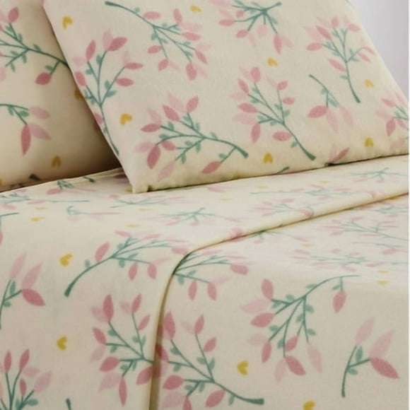 Sabana Andes Polar Estampada Flores 1.5 Plaza