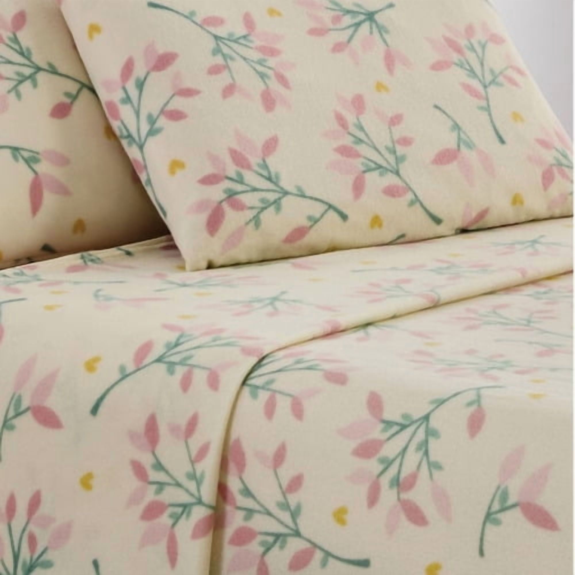 Sabana Andes Polar Estampada Flores 1.5 Plaza