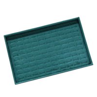 Ioensy - Organizador De Bandeja De Joyería De Franela Verde Para Mujer Y Niña, Insertos De Cajón, Pendiente, Anillo De Cien Agujeros