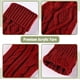 thumbnail image 5 of Calcetines navideños Mr. Pen, 6 unidades, 45 cm, tejidos con cable, rojo, crema y verde, 5 of 8