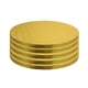 thumbnail image 1 of Cake Board O'Creme Gold Foil, círculos redondos para tartas de 9 pulgadas, paquete de 5, 1 of 6