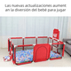 thumbnail image 2 of Corral Seguridad Niños Con Aro De Basket+futbol+10 Bola, 2 of 6